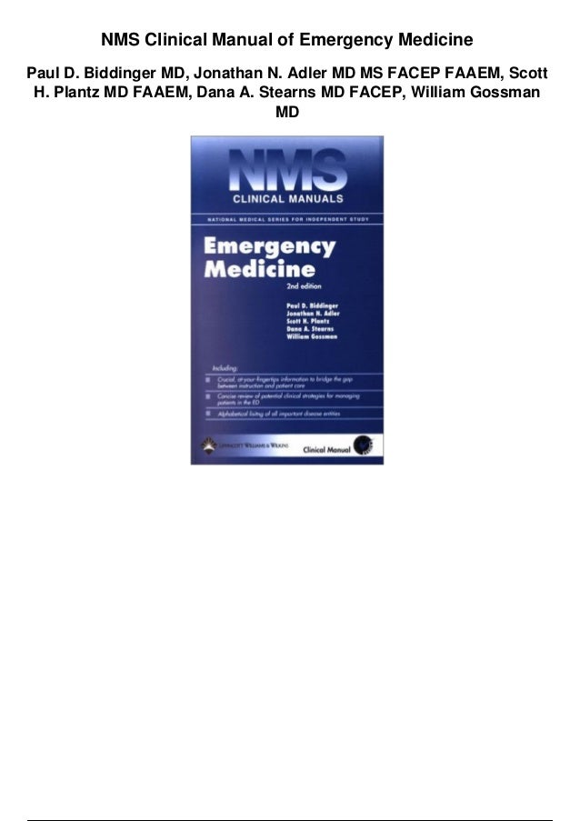 Clinical Emergency Medicine Pdf